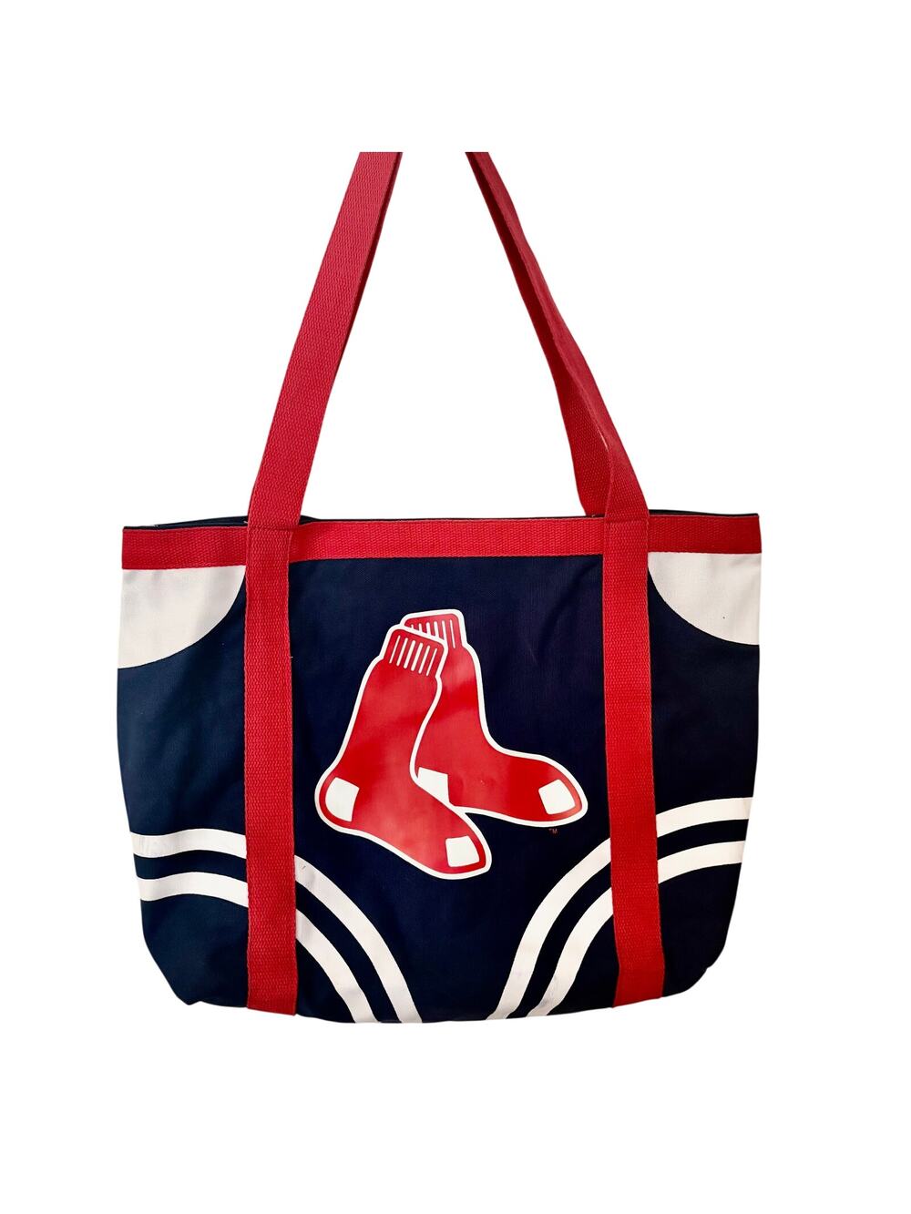 Pro Fanity Boston Red Sox MLB Canvas Tote Shoulder Bag Baseball Licsensed 16x18